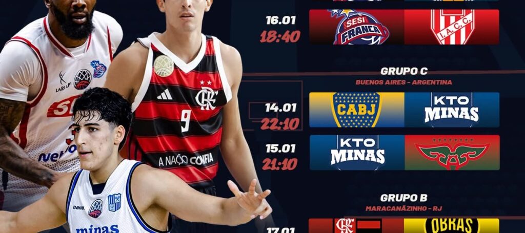 Franca Basquete, Minas e Flamengo avançam e esquentam a disputa na BCLA 2025/26