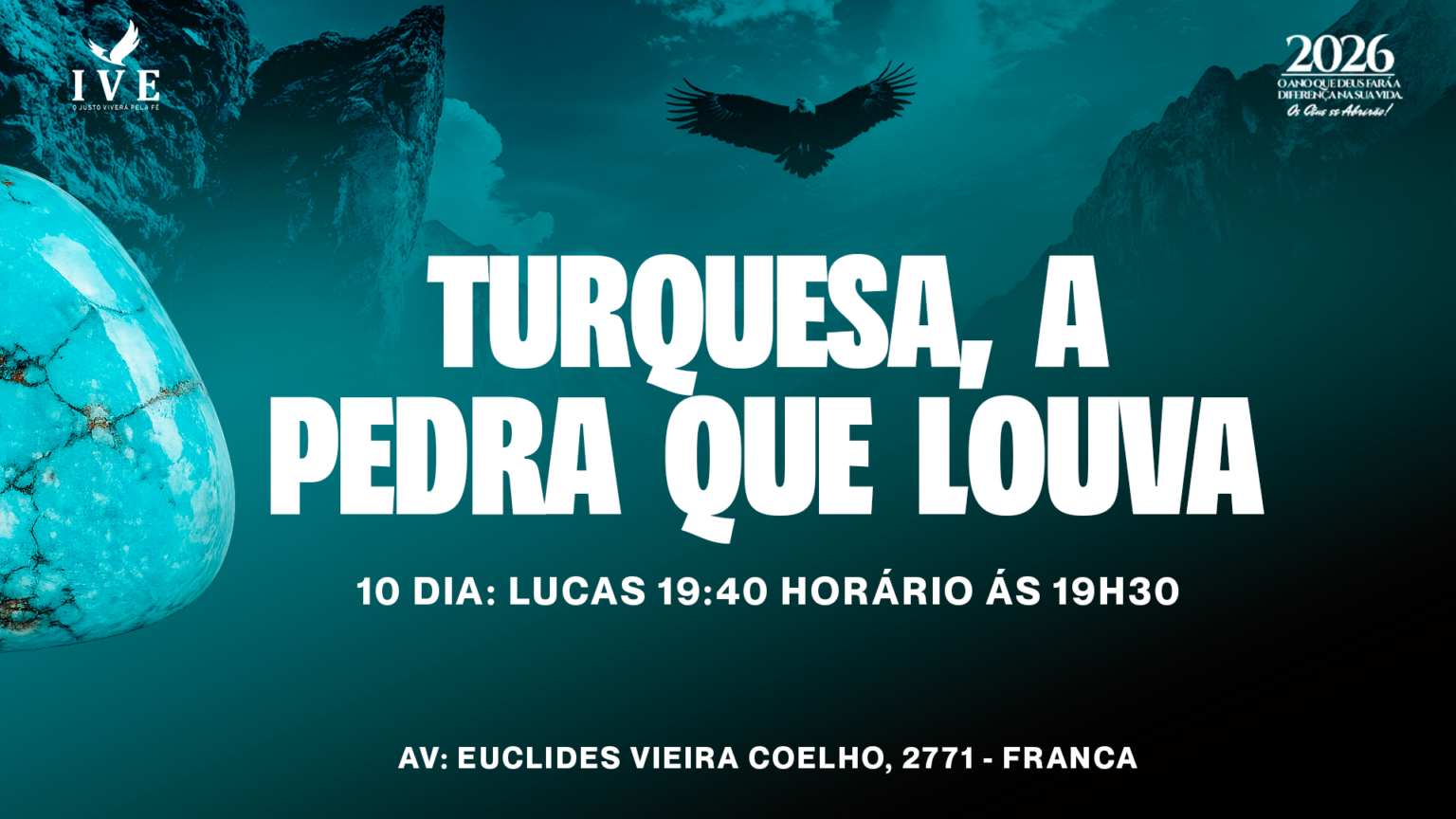 Turquesa, a pedra que louva