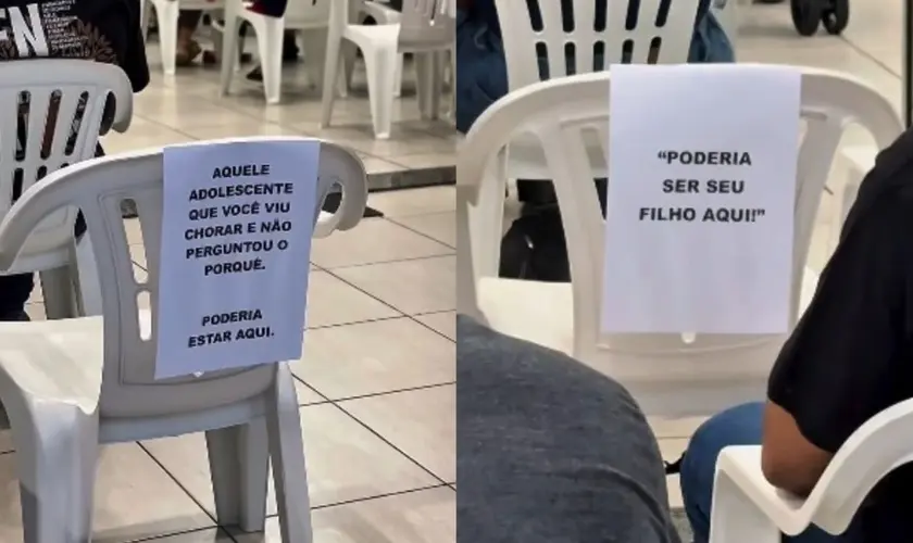 Igreja em São Vicente emociona fiéis com cadeiras vazias para incentivar evangelização e retorno à fé