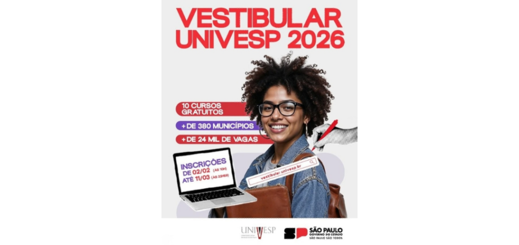 Polo de Vinhedo oferece 67 vagas em cursos superiores gratuitos à distância