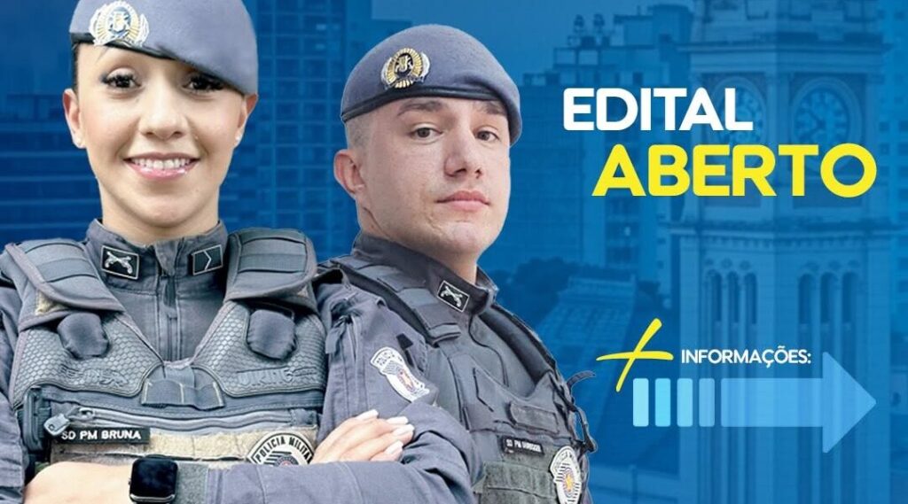 Concurso da Polícia Militar de SP oferece 2 mil vagas e inscrições em junho